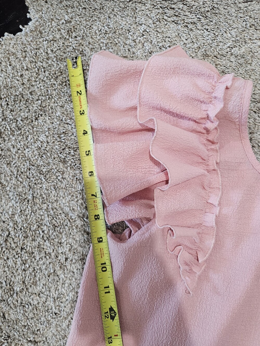 Pink Ruffled Sleeve Blouse - Picture 7 of 8
